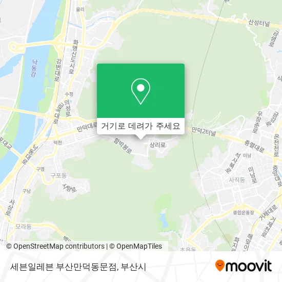 세븐일레븐 부산만덕동문점 지도
