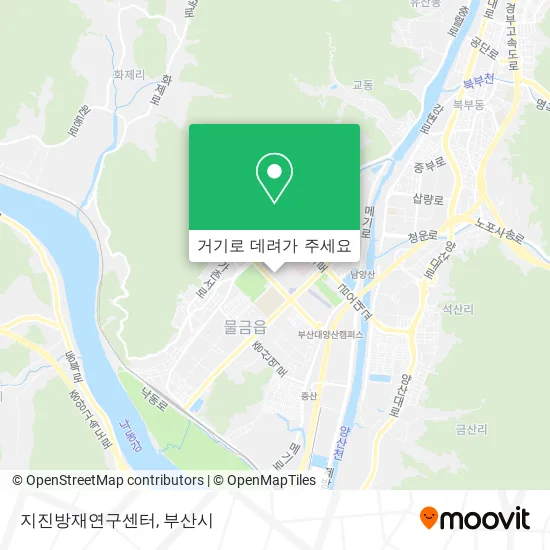 지진방재연구센터 지도