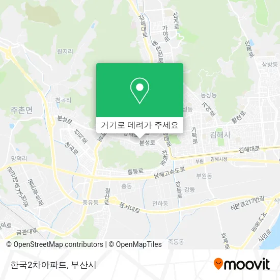 한국2차아파트 지도