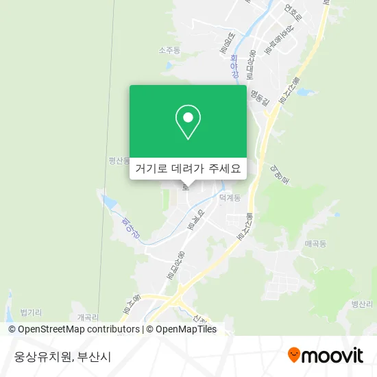 웅상유치원 지도