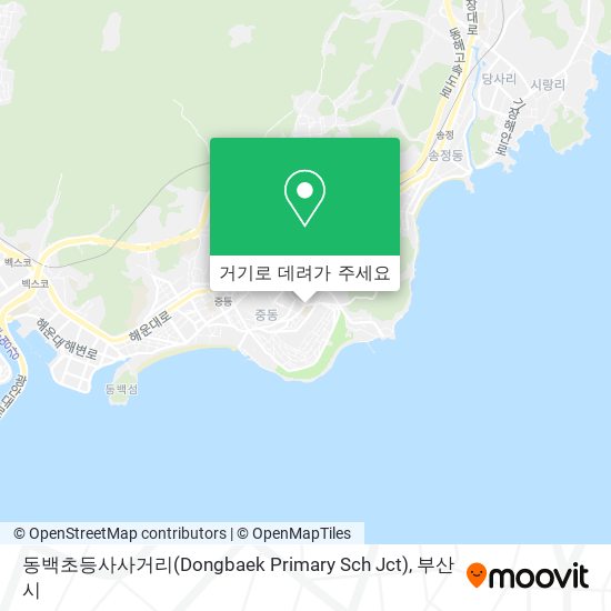 동백초등사사거리(Dongbaek Primary Sch Jct) 지도