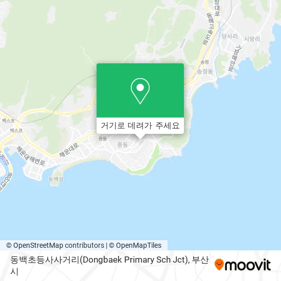 동백초등사사거리(Dongbaek Primary Sch Jct) 지도