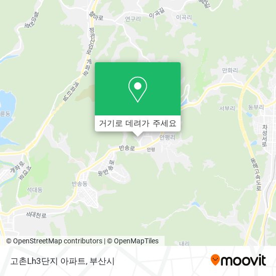 고촌Lh3단지 아파트 지도