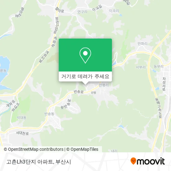 고촌Lh3단지 아파트 지도