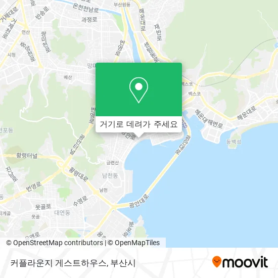 커플라운지 게스트하우스 지도