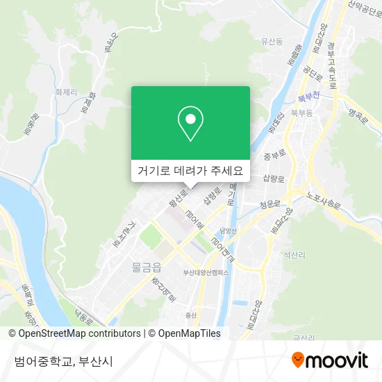범어중학교 지도