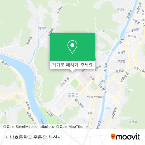 서남초등학교 운동장 지도