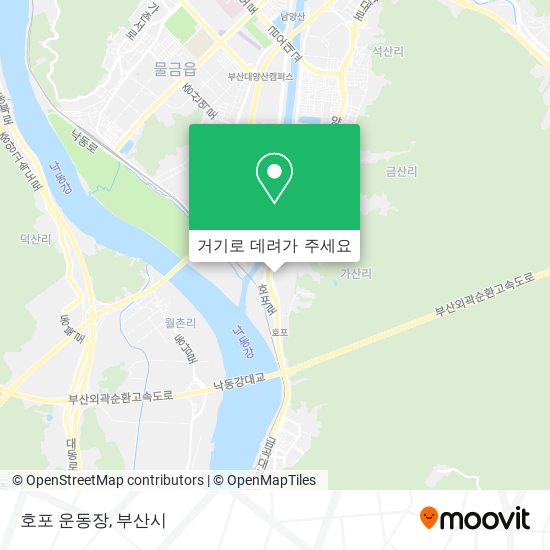 호포 운동장 지도