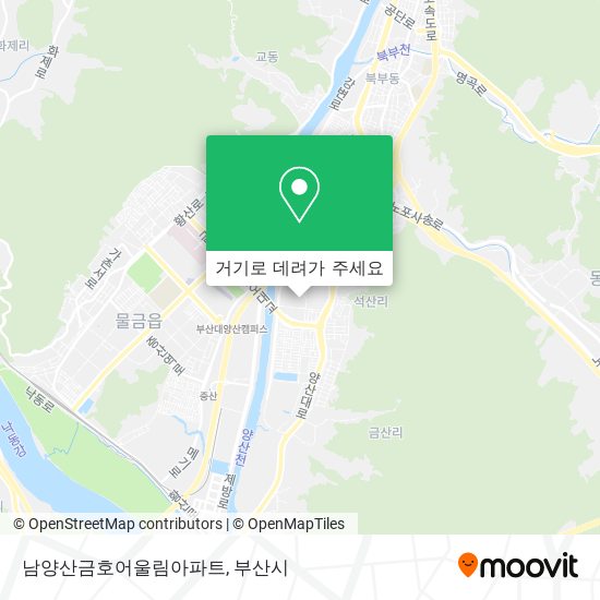 남양산금호어울림아파트 지도