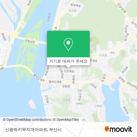 신평럭키무지개아파트 지도