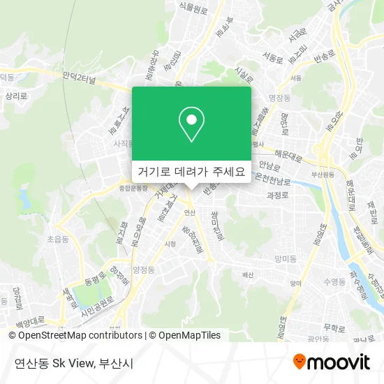 연산동 Sk View 지도