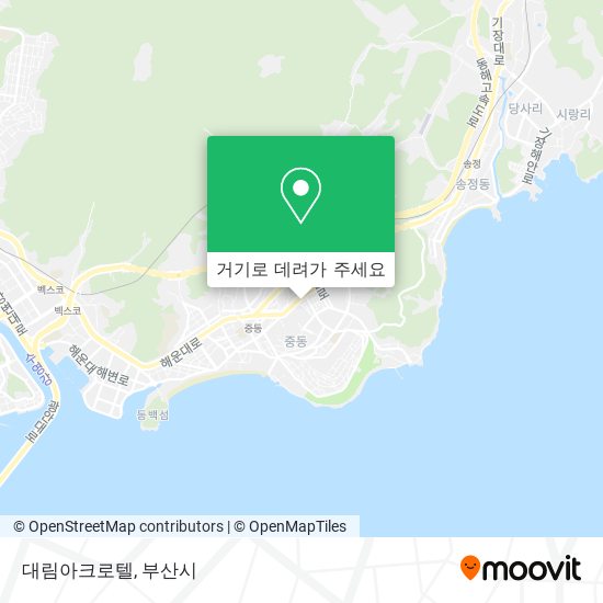 대림아크로텔 지도