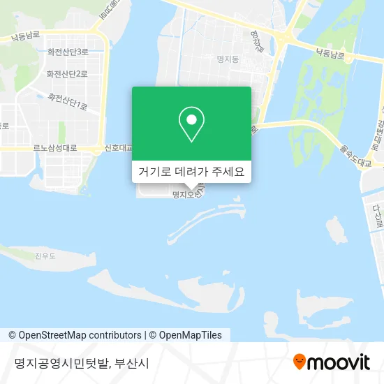명지공영시민텃밭 지도