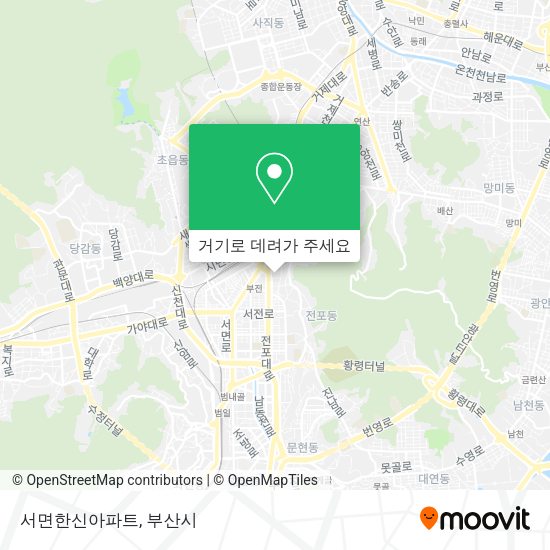 서면한신아파트 지도