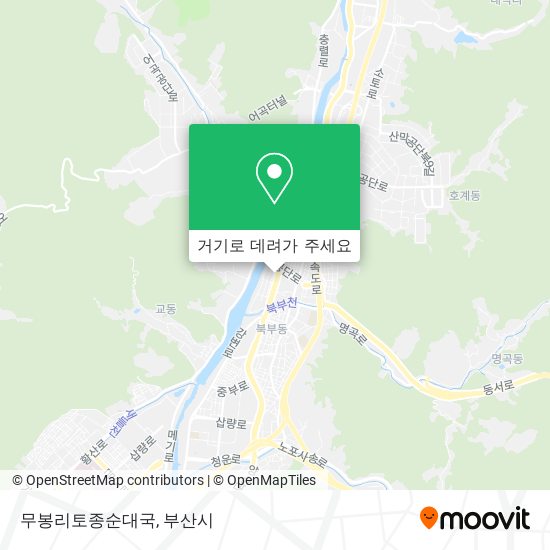 무봉리토종순대국 지도