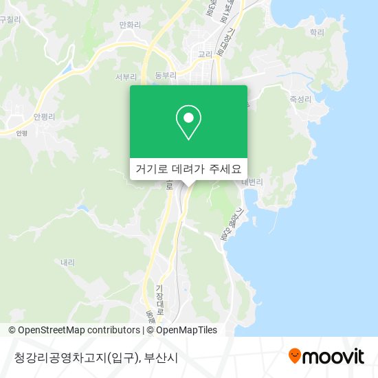 청강리공영차고지(입구) 지도