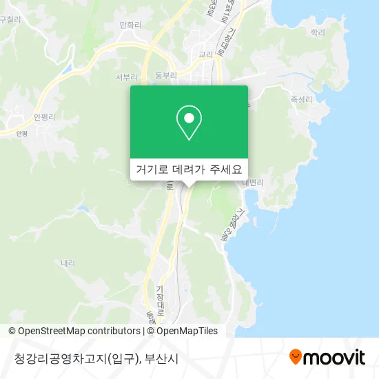 청강리공영차고지(입구) 지도
