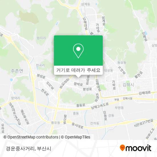 경운중사거리 지도