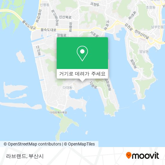 라브랜드 지도