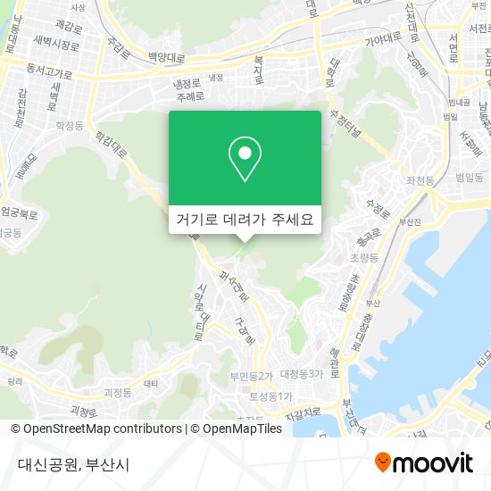 대신공원 지도