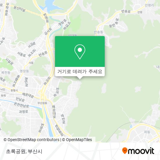 초록공원 지도