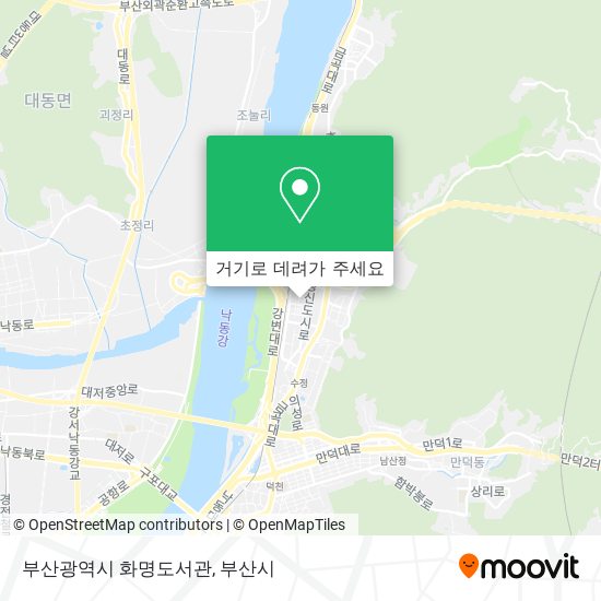 부산광역시 화명도서관 지도