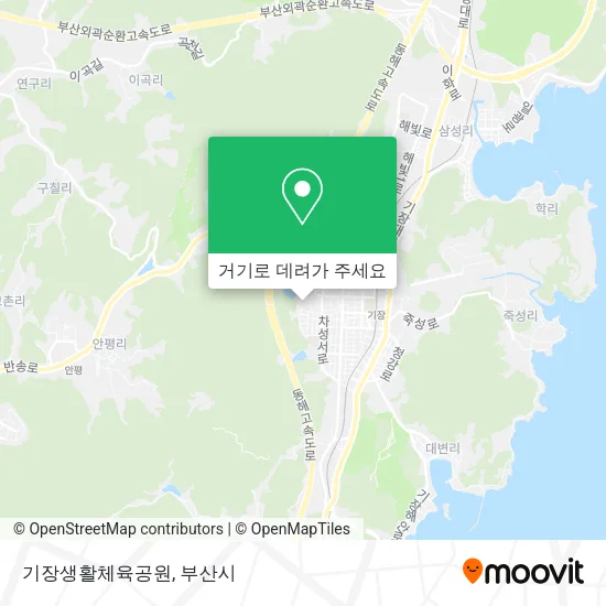 기장생활체육공원 지도