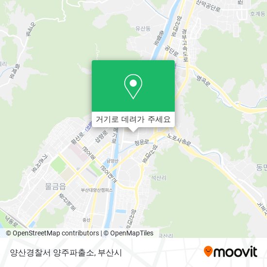 양산경찰서 양주파출소 지도