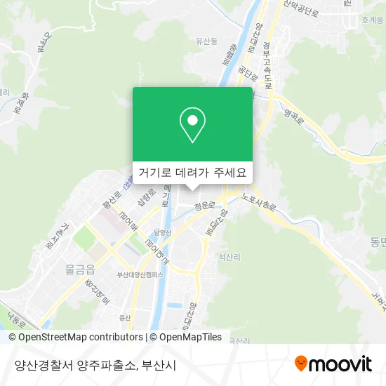 양산경찰서 양주파출소 지도