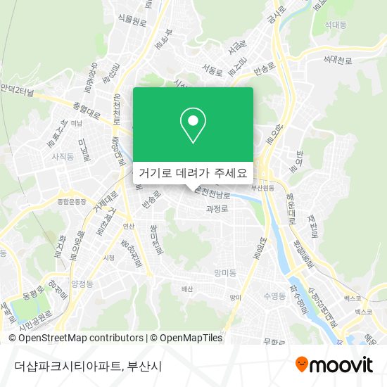 더샵파크시티아파트 지도