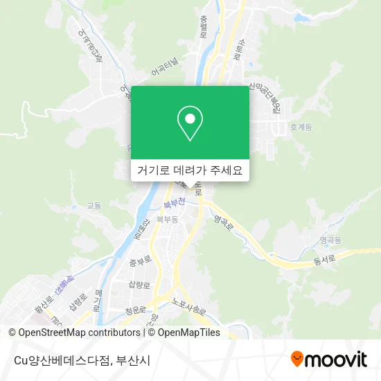 Cu양산베데스다점 지도