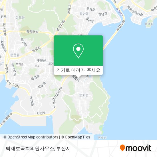 박재호국회의원사무소 지도