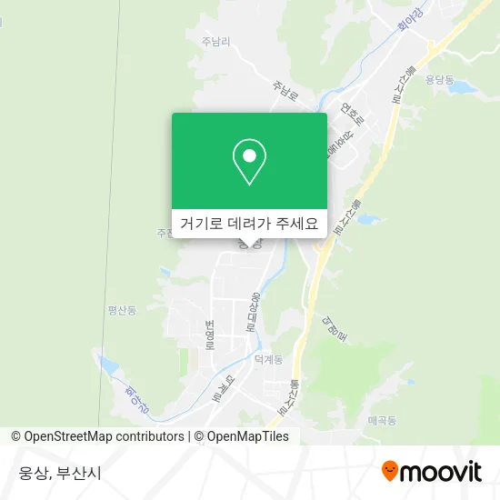웅상 지도