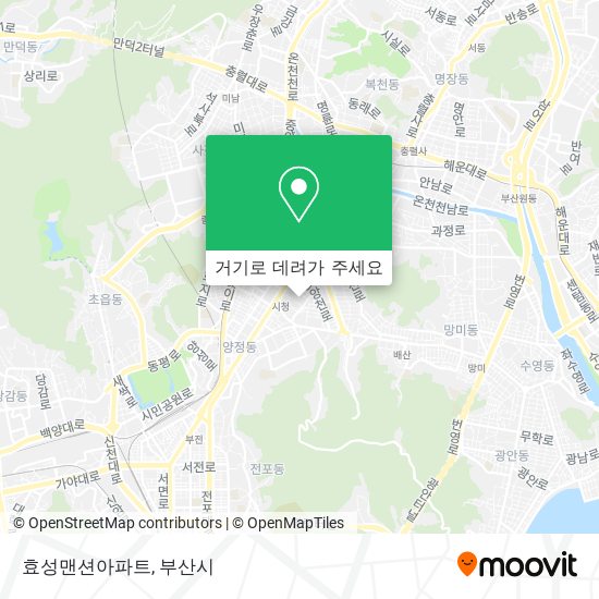 효성맨션아파트 지도