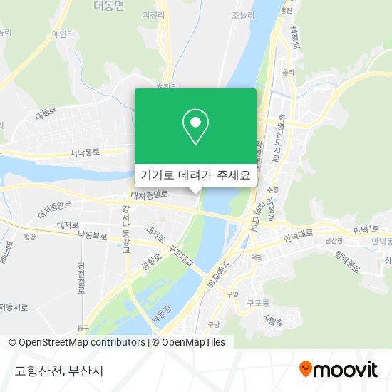 고향산천 지도