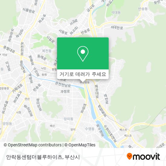 안락동센텀더블루하이츠 지도
