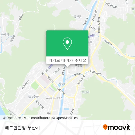 배드민턴장 지도