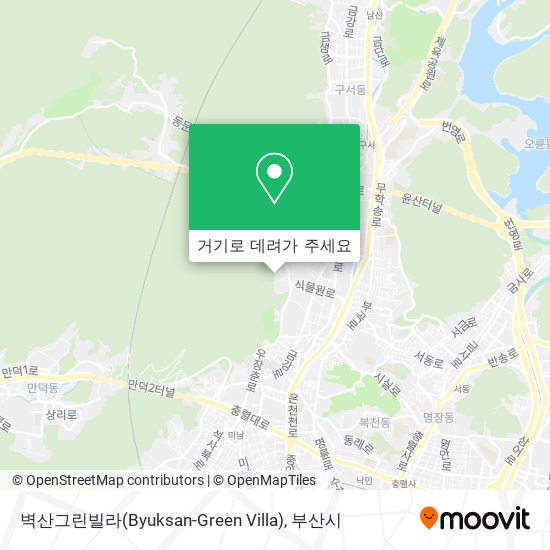 벽산그린빌라(Byuksan-Green Villa) 지도