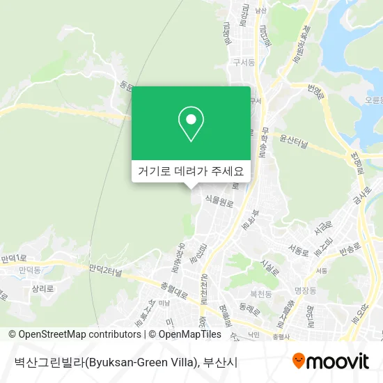 벽산그린빌라(Byuksan-Green Villa) 지도