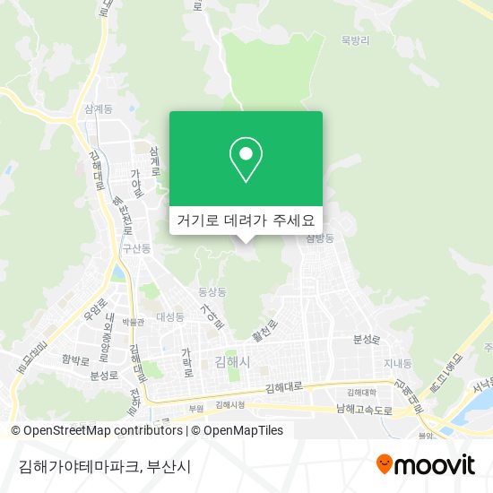 김해가야테마파크 지도