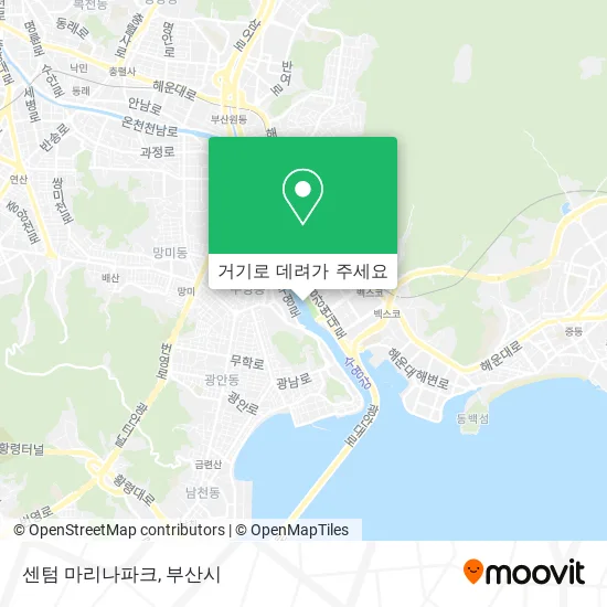 센텀 마리나파크 지도
