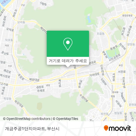 개금주공1단지아파트 지도