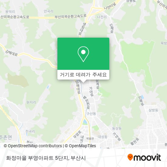 화정마을 부영아파트 5단지 지도