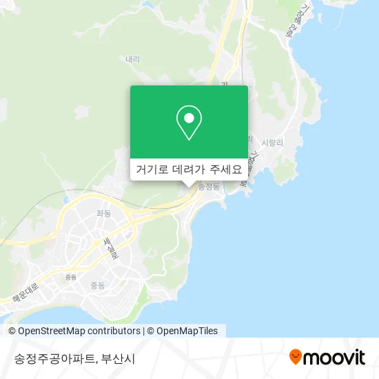 송정주공아파트 지도