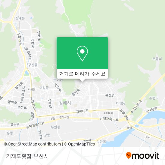 거제도횟집 지도