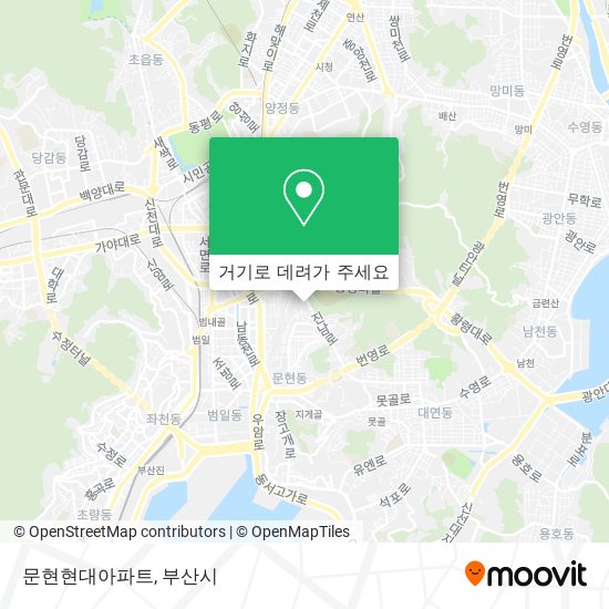 문현현대아파트 지도