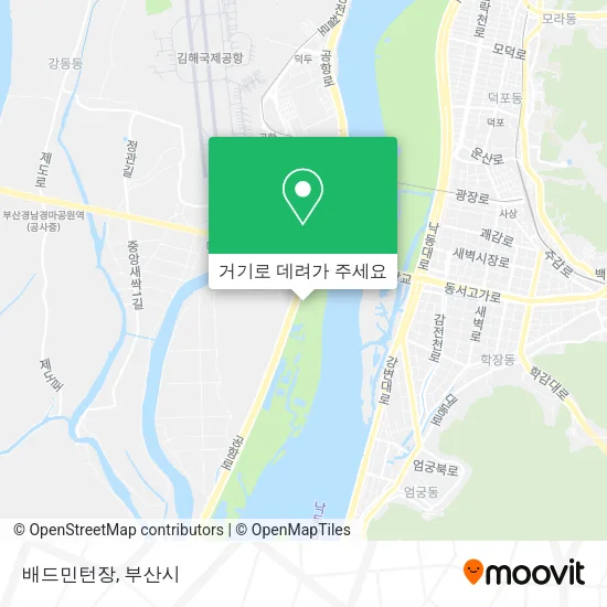 배드민턴장 지도