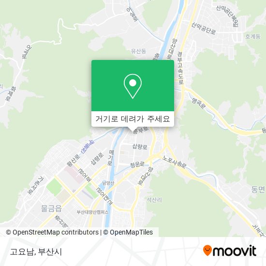 고요남 지도