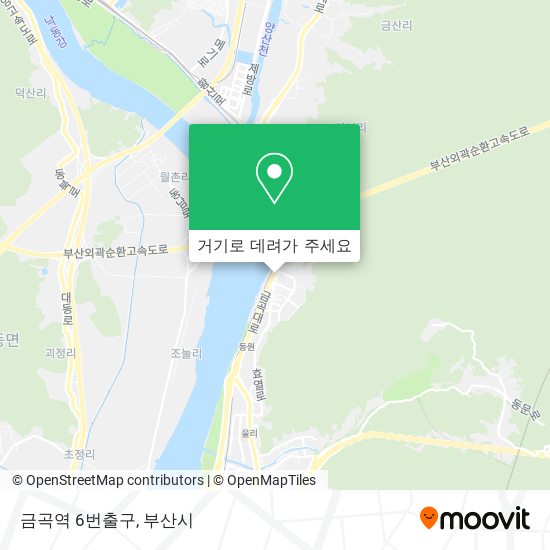 금곡역 6번출구 지도