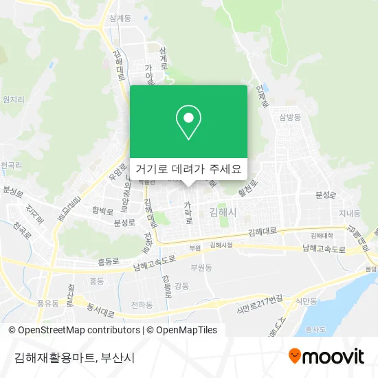 김해재활용마트 지도